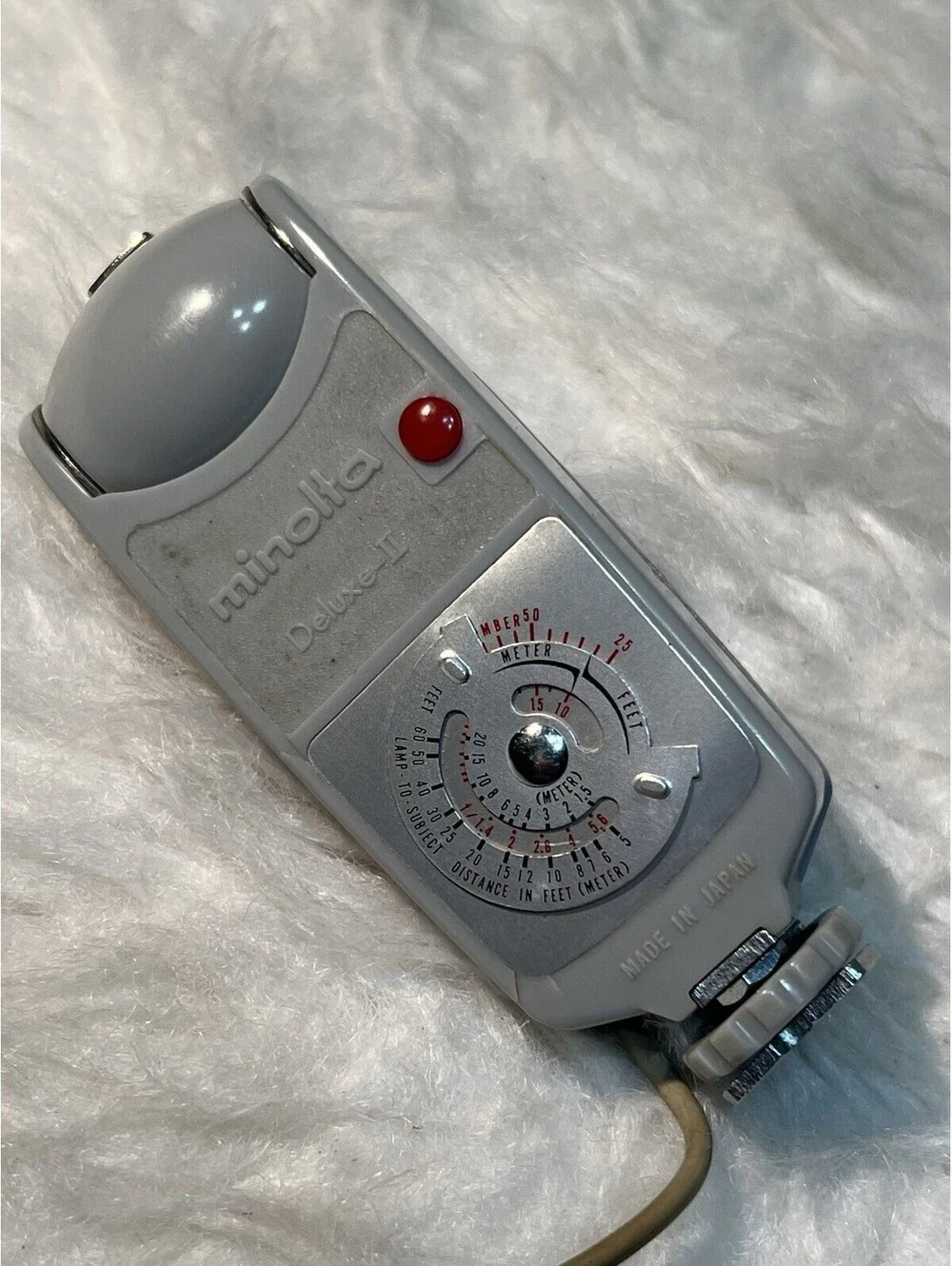 Vintage Flash Honeywell Minolta Tilt-A-Mite Mount Flash & Carrying Case